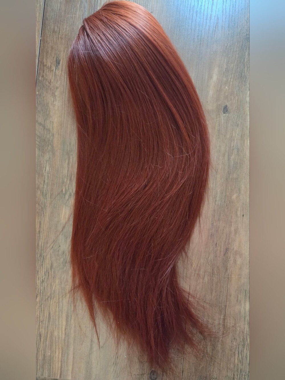 Auburn Copper Ponytail Extension Synthetic Clip On -22 Inches